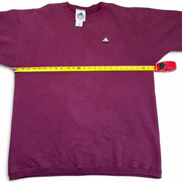 Vintage 90s Adidas Purple Crewneck Sweatshirt Men’s Size XL Embroidered Logo USA - Picture 5 of 8